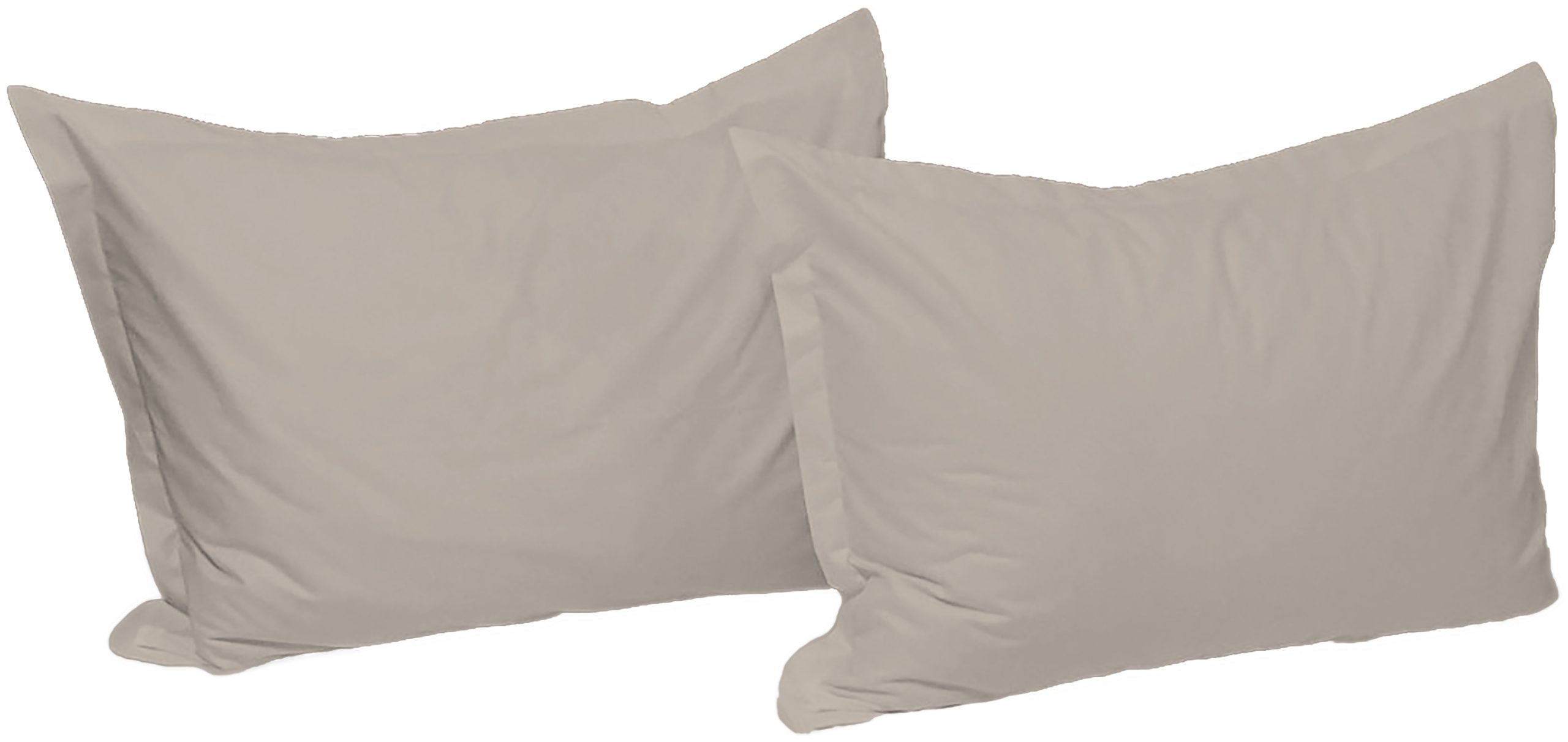 Set doua huse de perna, 50X70cm, gri, din colectia "Monocrom" din bumbac ranforce, by Liz Line - SPR50/7026