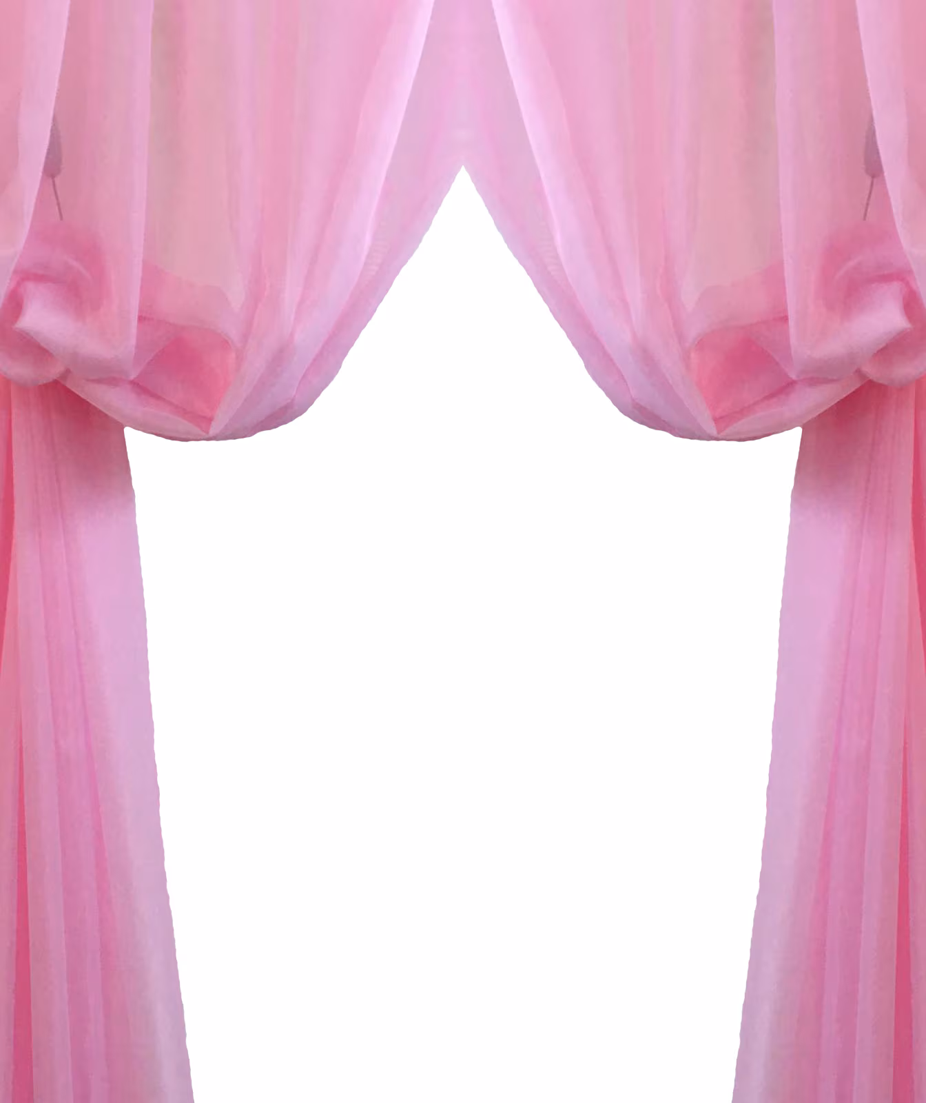 Perdea voal simplu culoare roz Basic Liz Line, cu rejansa 800x245cm - RD748 - imagine 4