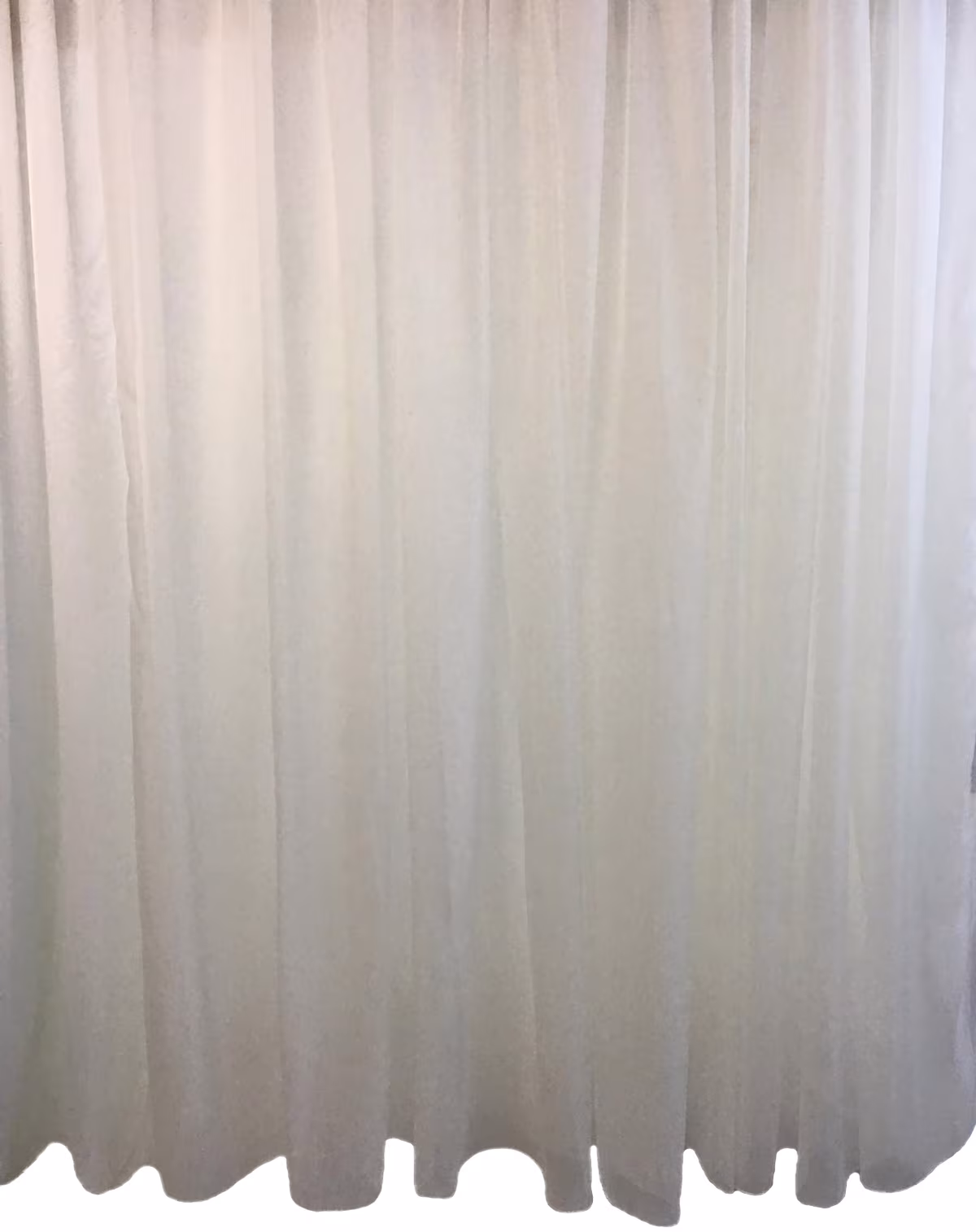 Perdea voal simplu culoare ivory Basic Liz Line, cu rejansa 900x245cm - RD869