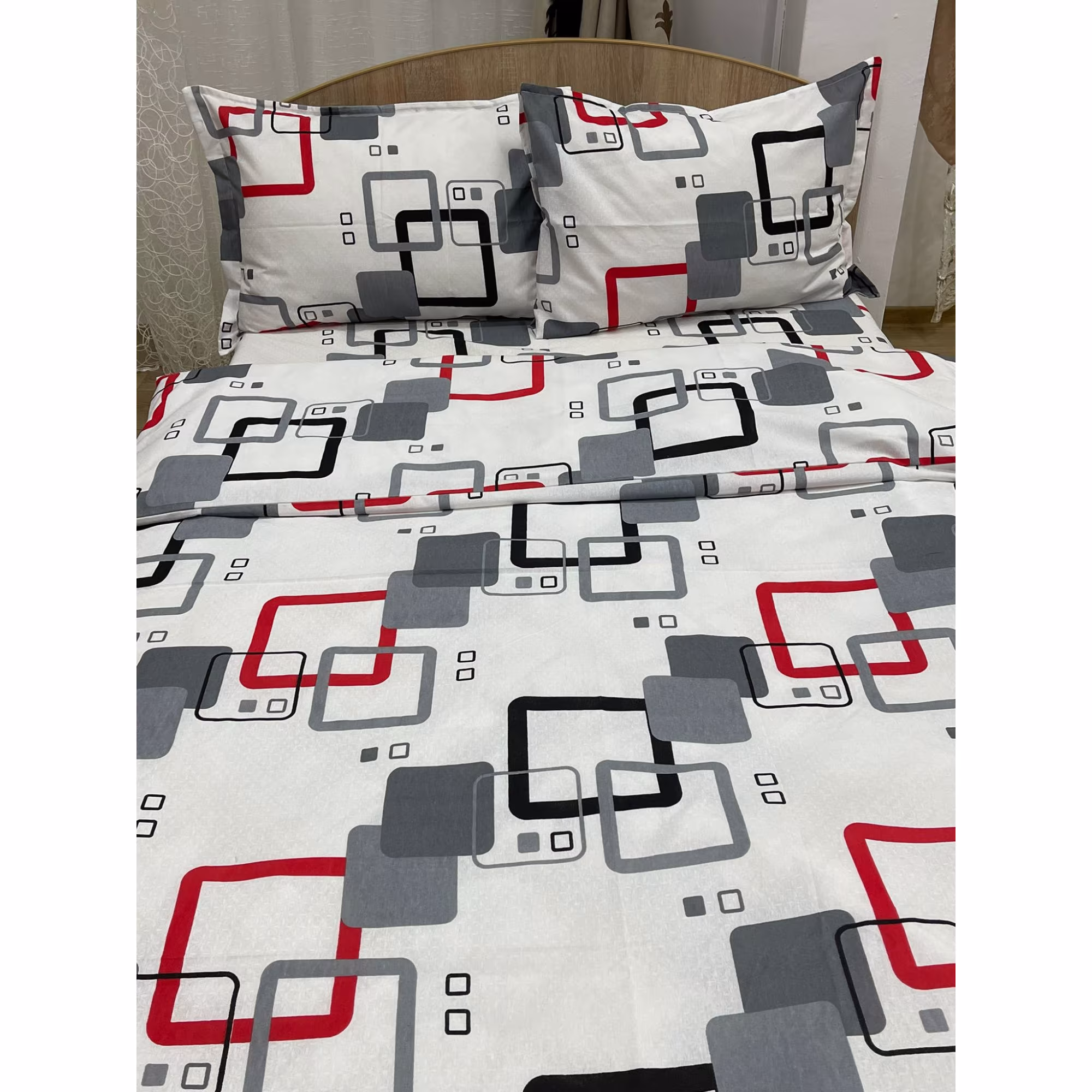 Husa pilota multicolor 230/210cm, "Zale" din bumbac 100% by Liz Line HP230126 - imagine 4