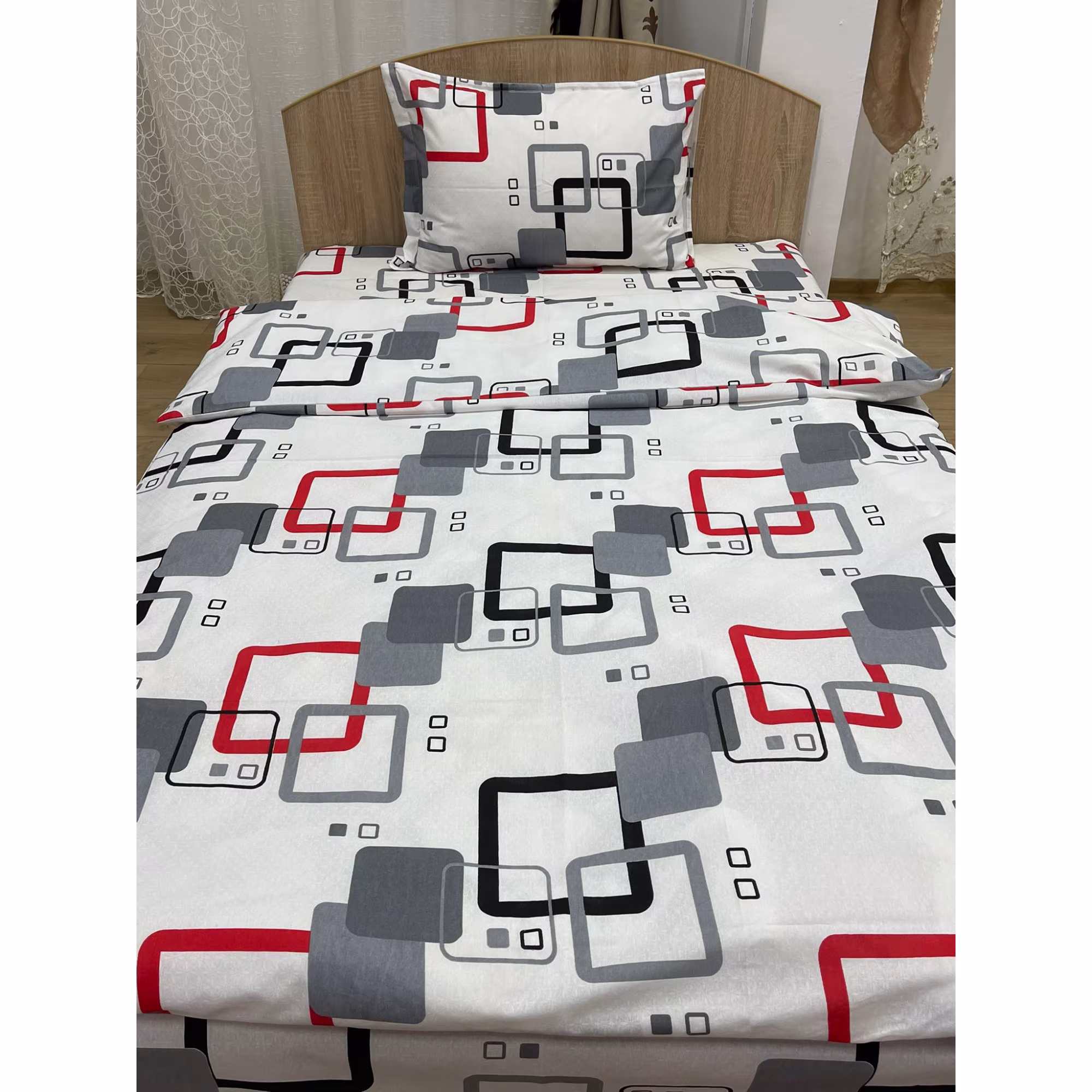 Husa pilota multicolor 230/210cm, "Zale" din bumbac 100% by Liz Line HP230126 - imagine 6