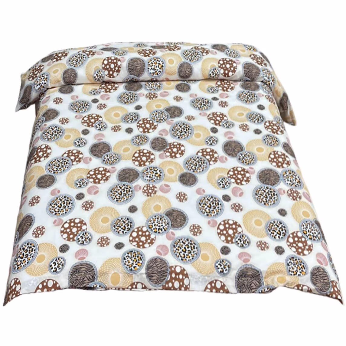 Husa pilota, culoare bej/maro, Animal print by Liz Line, 230/210cm din bumbac 100% HP230217